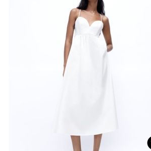 White Linen Dress